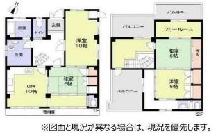 貸店舗・事務所　八尾市 南本町２丁目　広さ延べ約３５坪　デイサービス利用可　一戸建 間取り