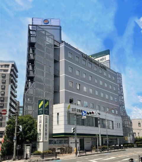 貸店舗・事務所　八尾市 光町１丁目　広さ約１３１坪　EVあり　居抜き　飲食店不可　八尾ターミナルホテル北館 外観