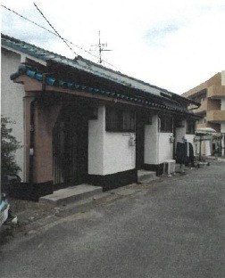 貸事務所・倉庫　八尾市 大竹５丁目　広さ約９坪　駐車スペースあり　大竹テラスハウス 外観