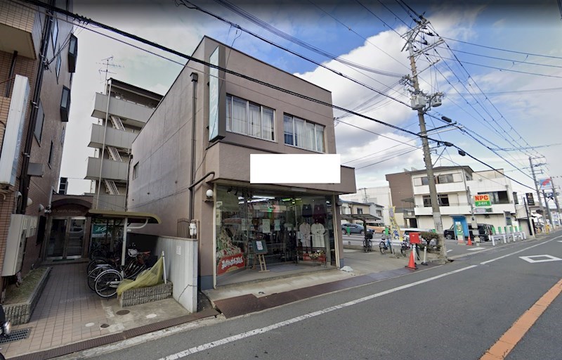 貸店舗・事務所　東大阪市 下六万寺町２丁目　広さ約４１坪　第一種住居地域 外観