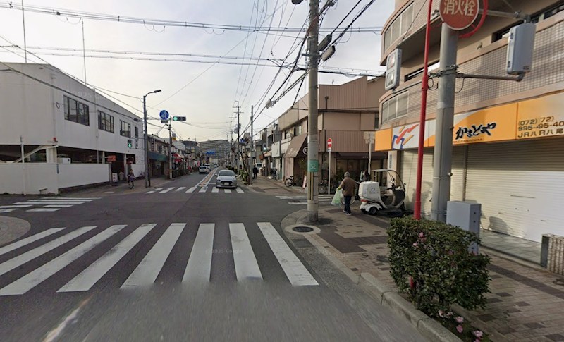 貸店舗・事務所　八尾市 陽光園２丁目　広さ延べ約１３坪　飲食店跡　路面店　角区画 その他