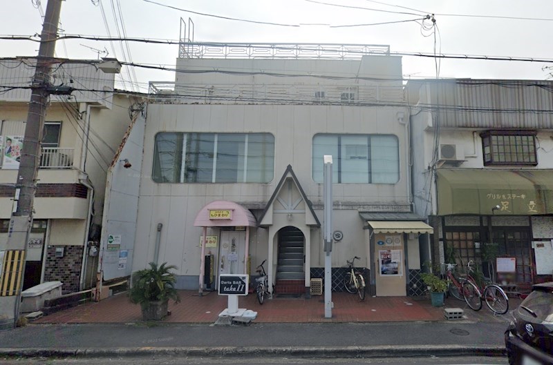 貸店舗・事務所　八尾市 西山本町６丁目　広さ約７坪　路面店　主要道路沿い　スケルトン　喜多ビル 外観