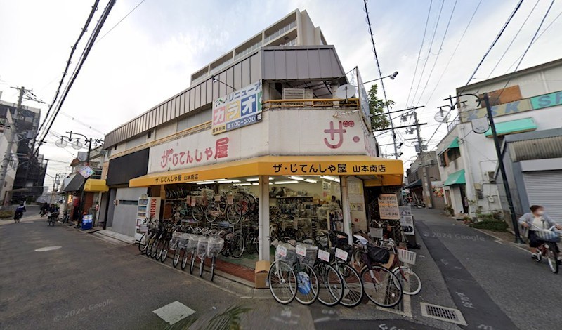 貸店舗・事務所　八尾市 山本町南１丁目　 広さ約１７坪　カラオケボックス跡　重飲食可　山下貸店舗 ベランダ
