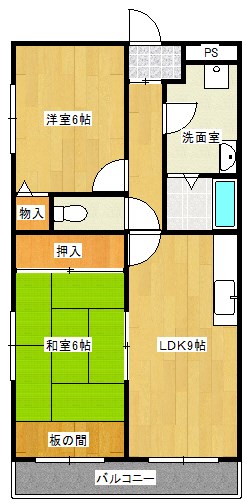 ソレアード高安 間取り