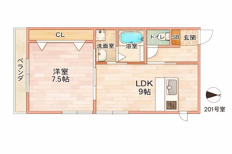 メゾン木の本 間取り