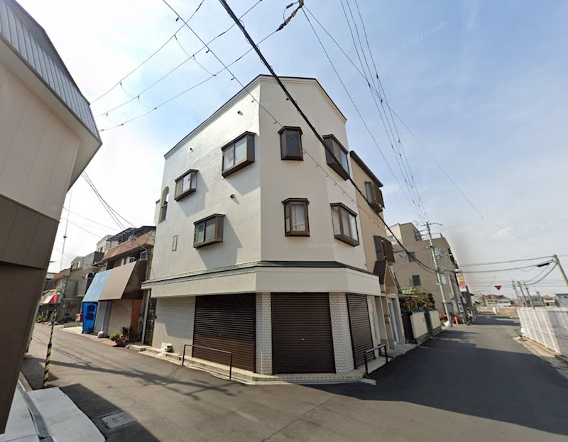 貸店舗・事務所　大阪市 平野区 瓜破西２丁目　店舗付住宅　広さ34坪　角地　飲食店不可 外観