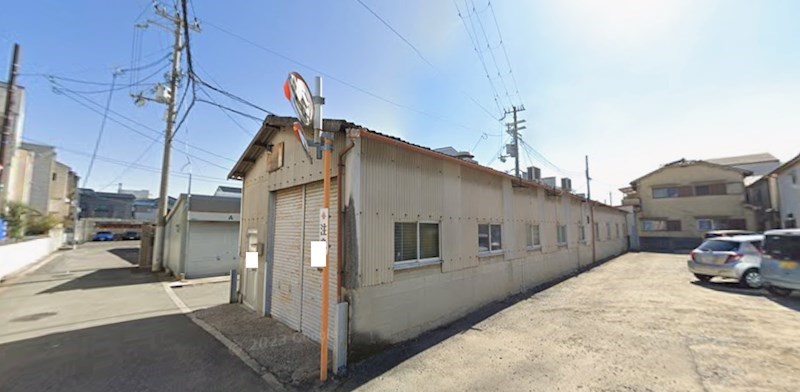 貸倉庫工場　大阪市 平野区 瓜破３丁目　広さ21坪　トイレ有り　倉庫、軽作業所にオススメ 外観