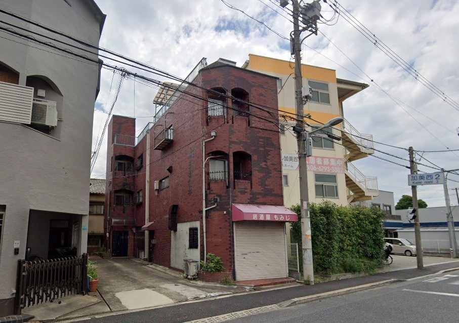 貸店舗・事務所　大阪市 平野区加美西２丁目　広さ延べ約26坪　飲食店可　路面店 間取り