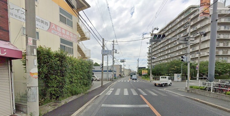 貸店舗・事務所　大阪市 平野区加美西２丁目　広さ延べ約26坪　飲食店可　路面店 キッチン