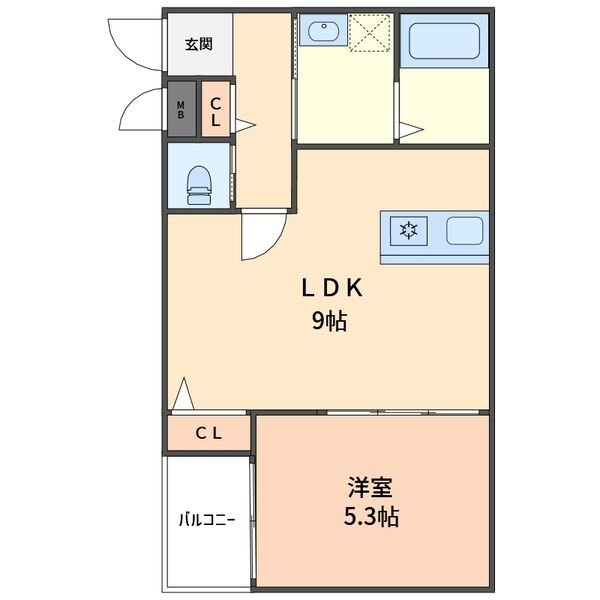 クレスト高安 間取り