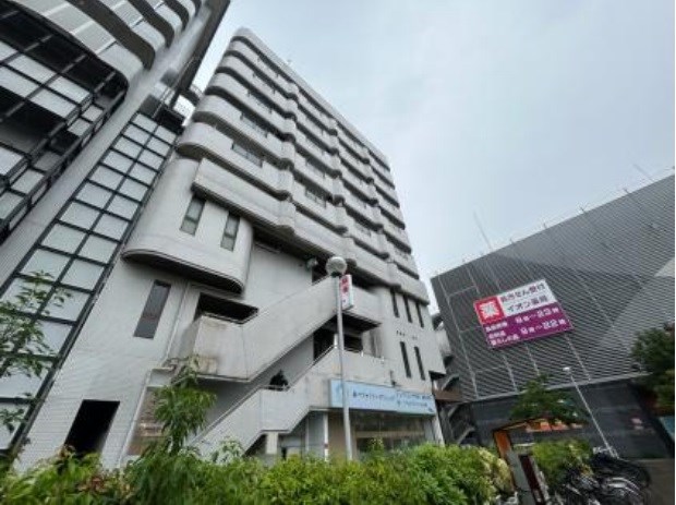 貸店舗・事務所　大阪市 平野区瓜破２丁目　広さ約８７坪　オフィス使用居抜き　阪谷門１番館 外観