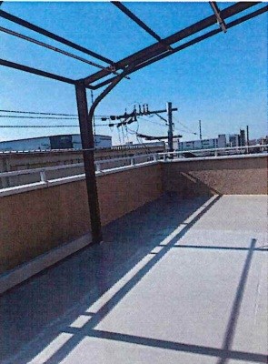 貸倉庫・事務所　八尾市 服部川１丁目　広さ延べ２５８坪　駐車６～７台可　旧外環状線沿い　服部川倉庫 風呂画像