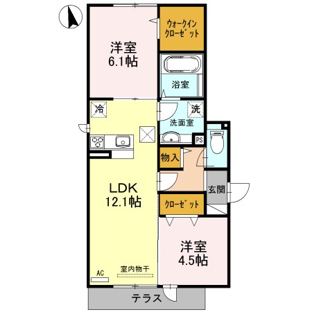 クローバー友井 間取り