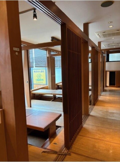 貸店舗・事務所　大阪市平野区 瓜破２丁目　広さ約４８坪　居酒屋居抜き　分割区画　ｗｉｔｈビル リビング