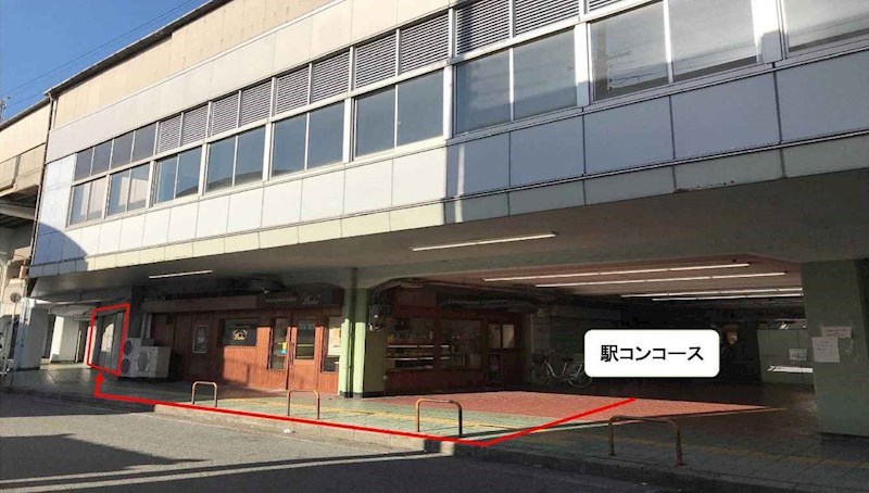 貸店舗・事務所　八尾市 佐堂町３丁目　広さ約１１坪　久宝寺口高架下テナント その他