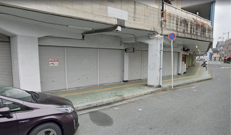 貸店舗・事務所　八尾市 佐堂町３丁目　広さ約１１坪　久宝寺口高架下テナント キッチン