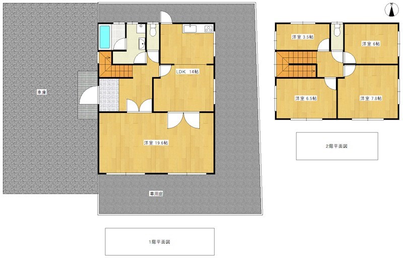 南太子堂5LDK戸建て 間取り