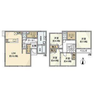 北久宝寺1丁目戸建 間取り