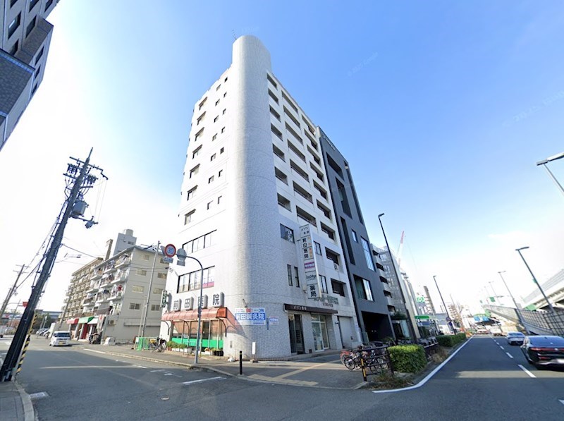 貸店舗・事務所　東大阪市 長田中１丁目　広さ約４５坪　トイレあり　商業地域　メゾン長田 外観