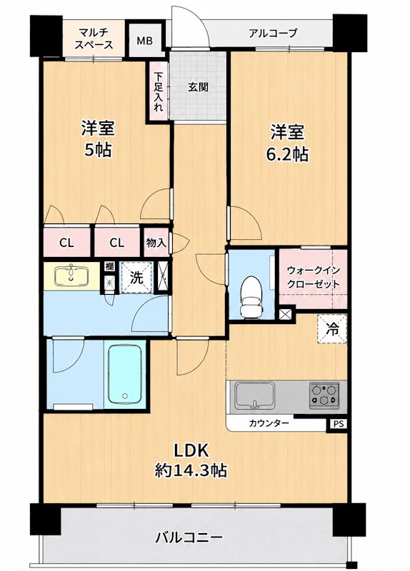 ブランズ八尾 間取り