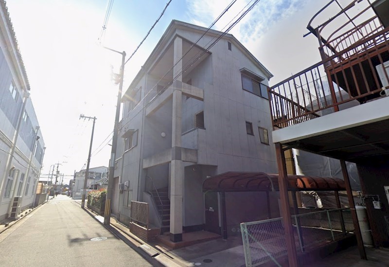 貸倉庫・工場 八尾市 太田新町2丁目 広さ約23坪 駐車場無料 トイレあり 工業地域 外観