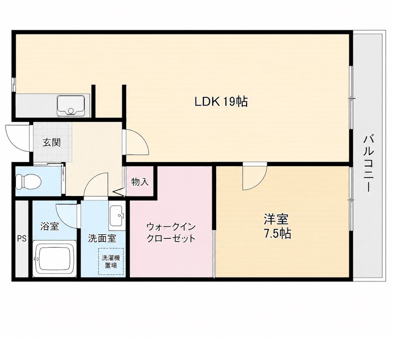 シャトレ高安 間取り
