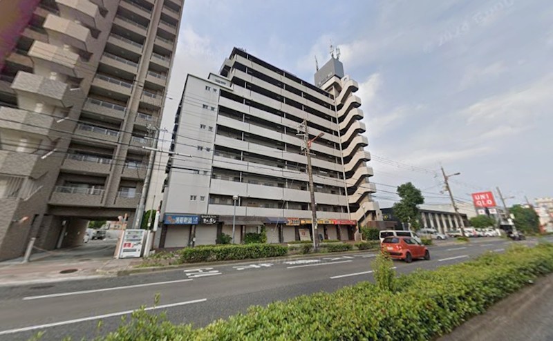 貸店舗・事務所　大阪市平野区 瓜破西１丁目　広さ約７坪　トイレあり　飲食可　路面店　GSハイム平野Ⅱ 外観