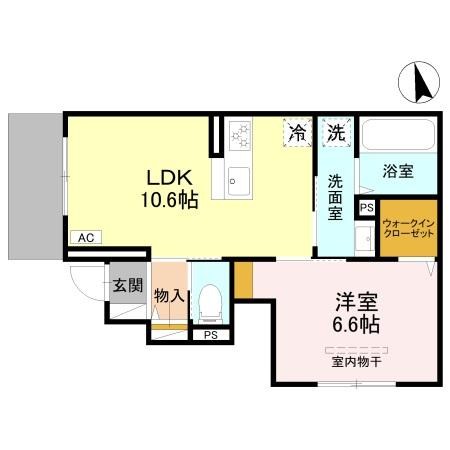 D-roomあいおいⅡ＊ 間取り