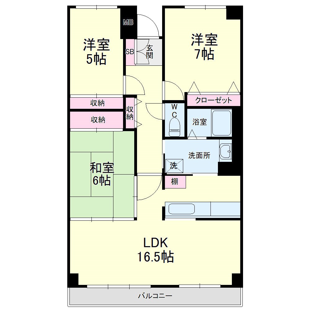 アートピア西ヶ崎 間取り