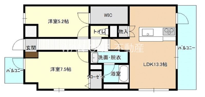 アミューズ千歳 間取り