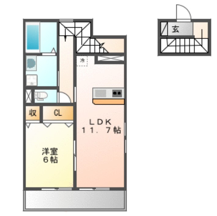 キャレフルール 間取り