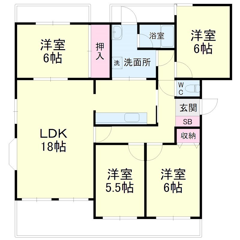 バーディー蜆塚 間取り