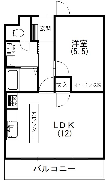 モカネスト　イケノウチ 間取り