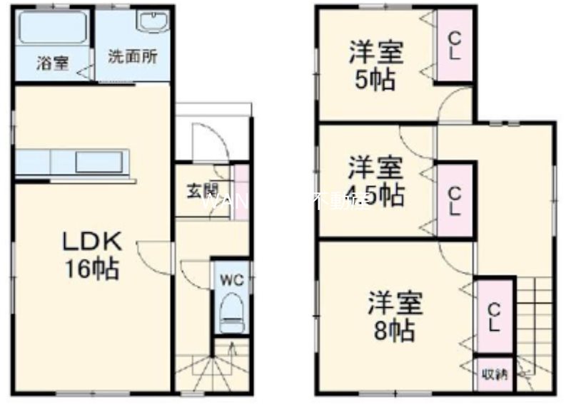 和合町戸建 間取り