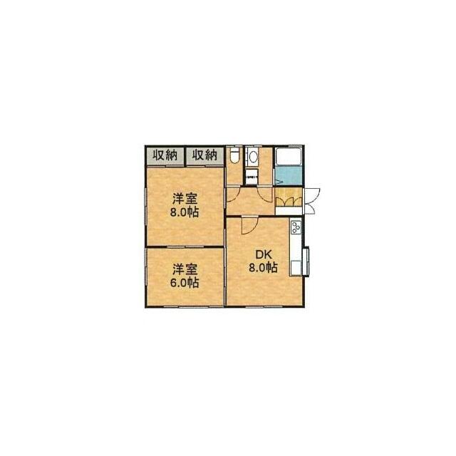 蜆塚１町目１９－１０貸家 間取り