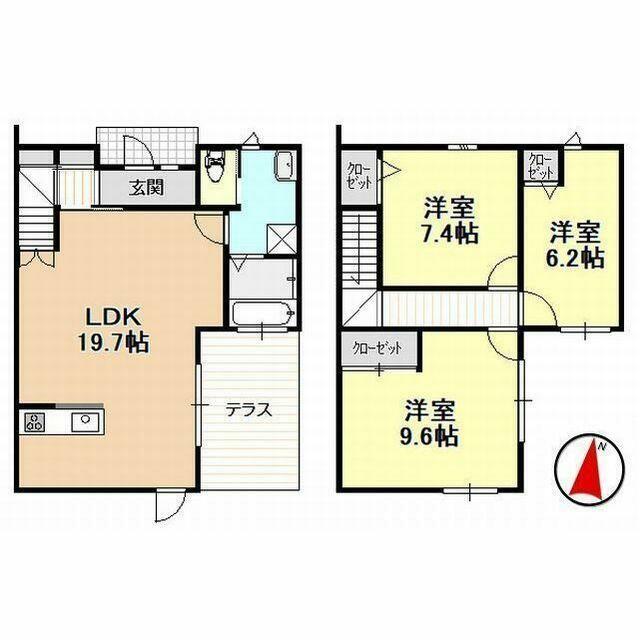 棒屋第１２住吉ハイツ 間取り