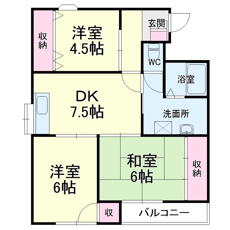 メゾン・ラフォーレ 間取り