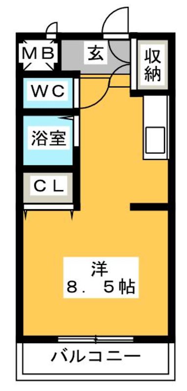 アバンダント鹿谷 間取り