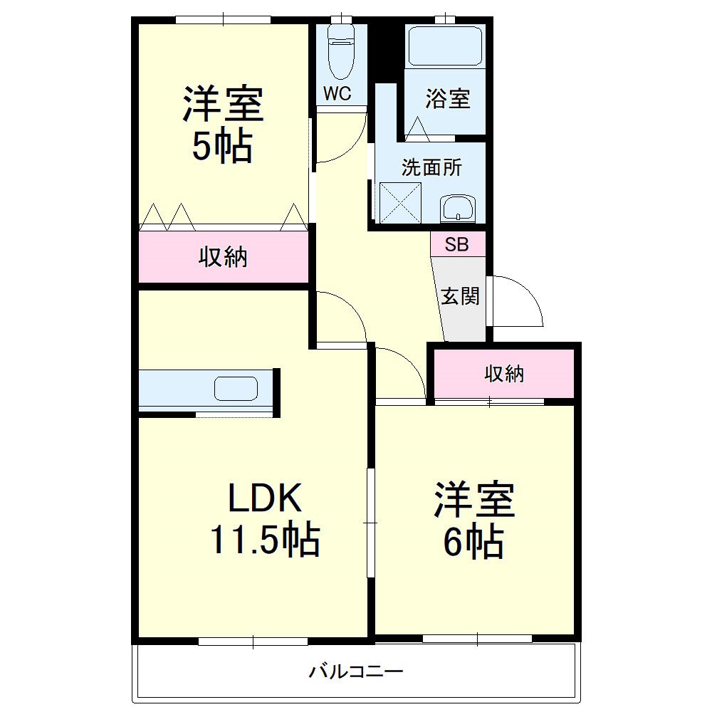 サンレイク 間取り