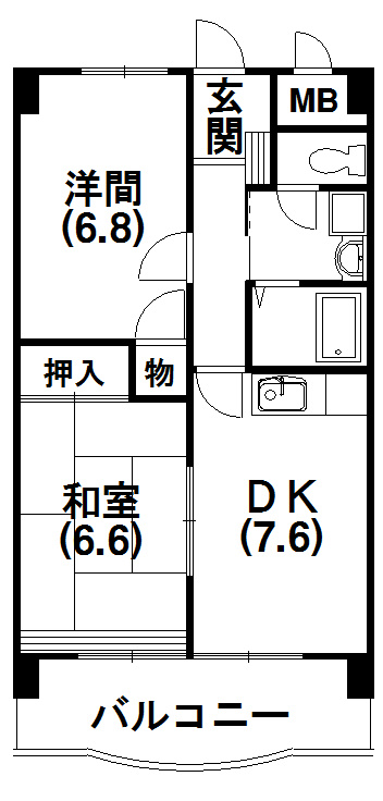 クレールトヨダ 間取り