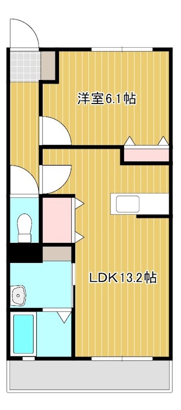 Grandir原島(グランディールバラジマ) 間取り