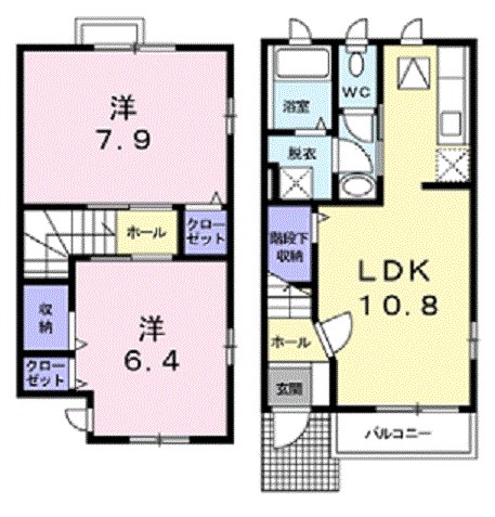 エイチ　マーブル 間取り