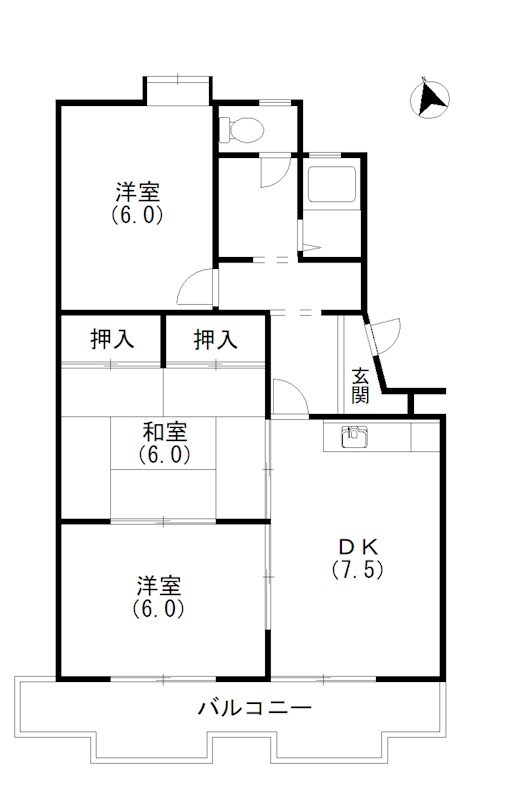 エクシード中沢 間取り