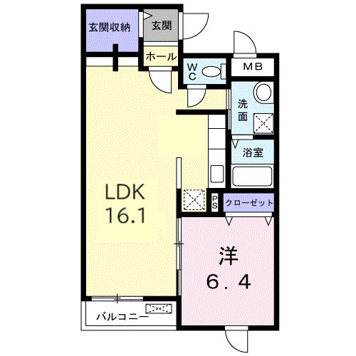 サンリット初生Ⅱ 間取り