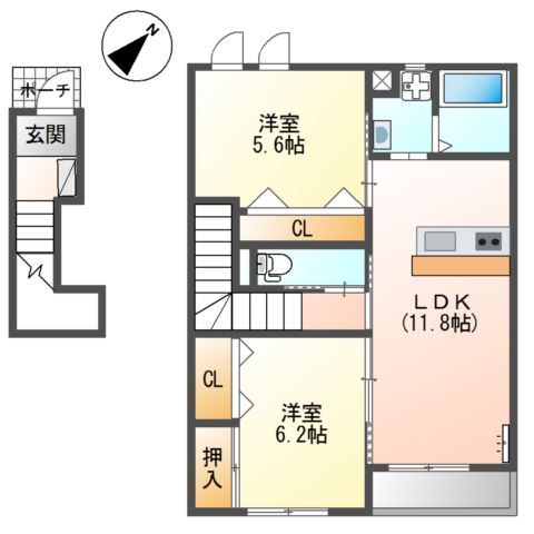 Ｃｉｅｌ（シエル） 間取り