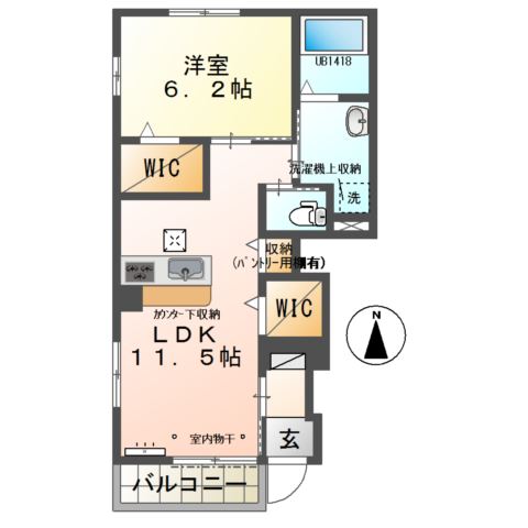 シーダー初生 間取り