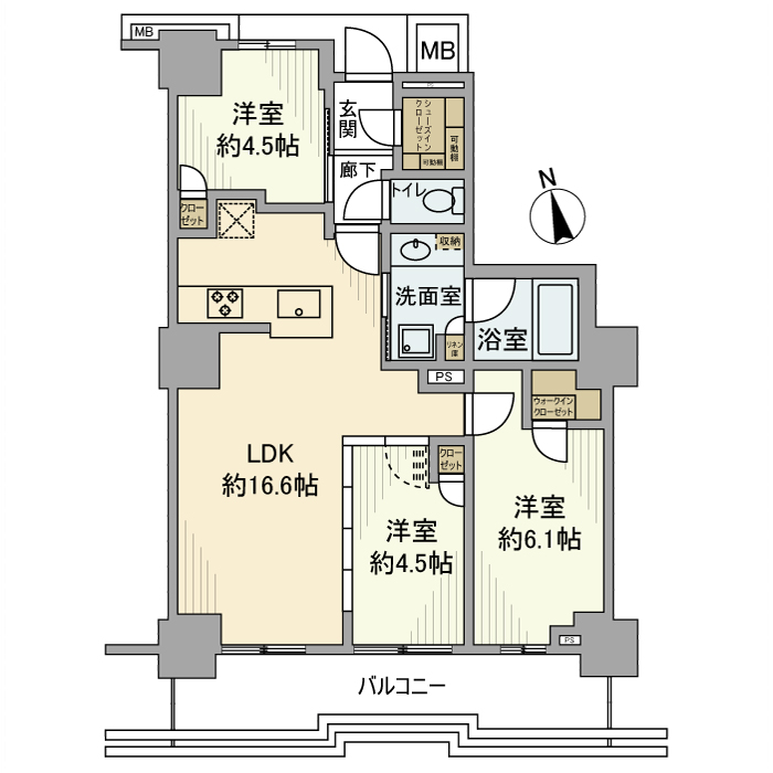 ＢｒｉｌｌｉａＴｏｗｅｒ聖蹟桜ヶ丘ＢＬＯ 間取り