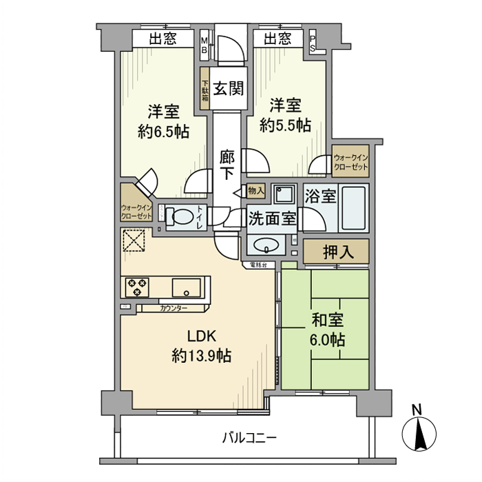 レクセルマンション小平ウエスト 間取り