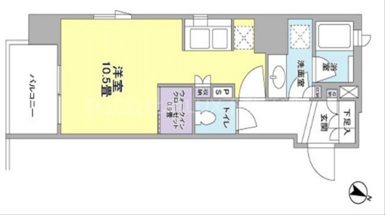 クローバー神田紺屋町 間取り