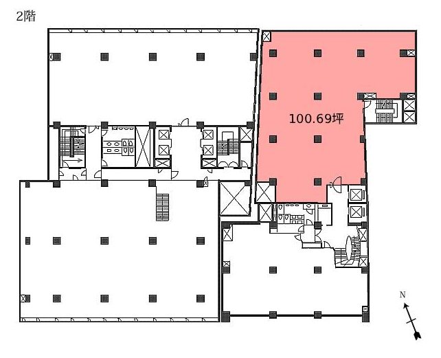 虎ノ門実業会館（本館） 間取り